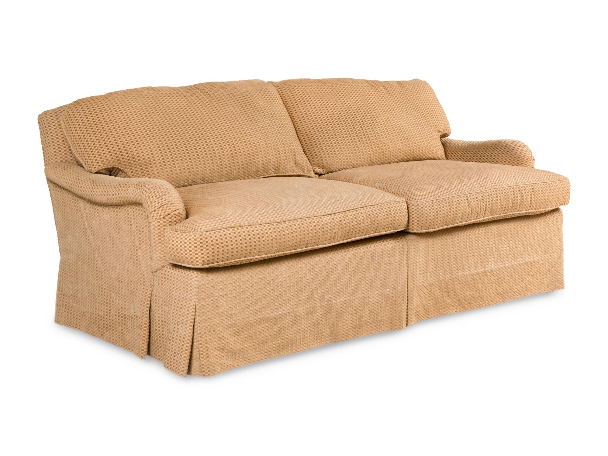 A Contemporary Two-Cushion Sofa