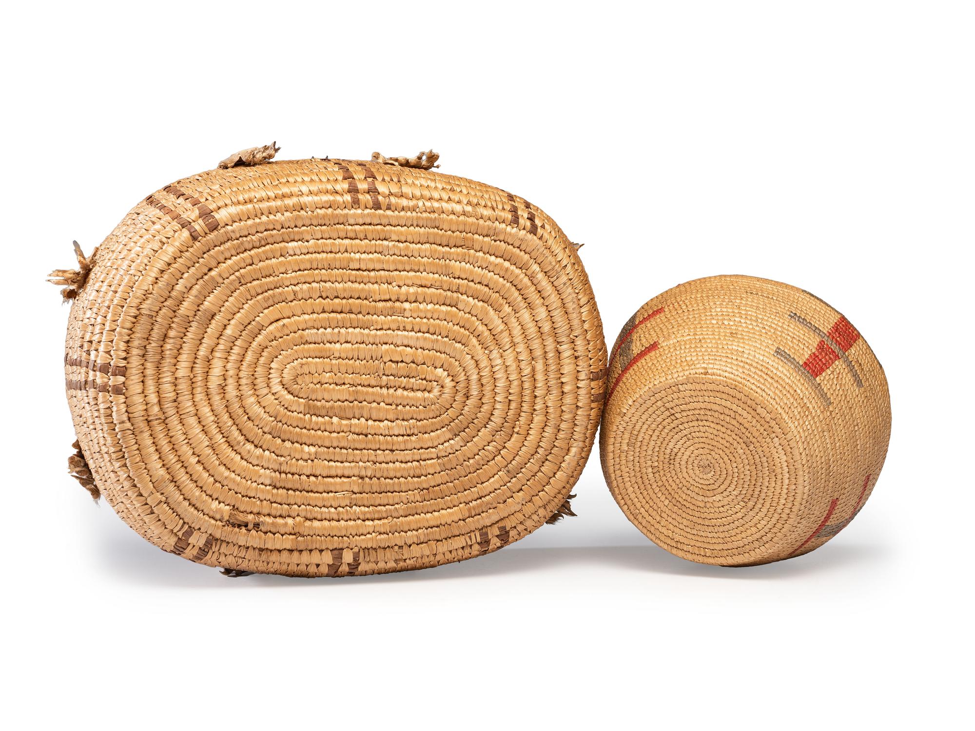 Alaskan Native Lidded Baskets