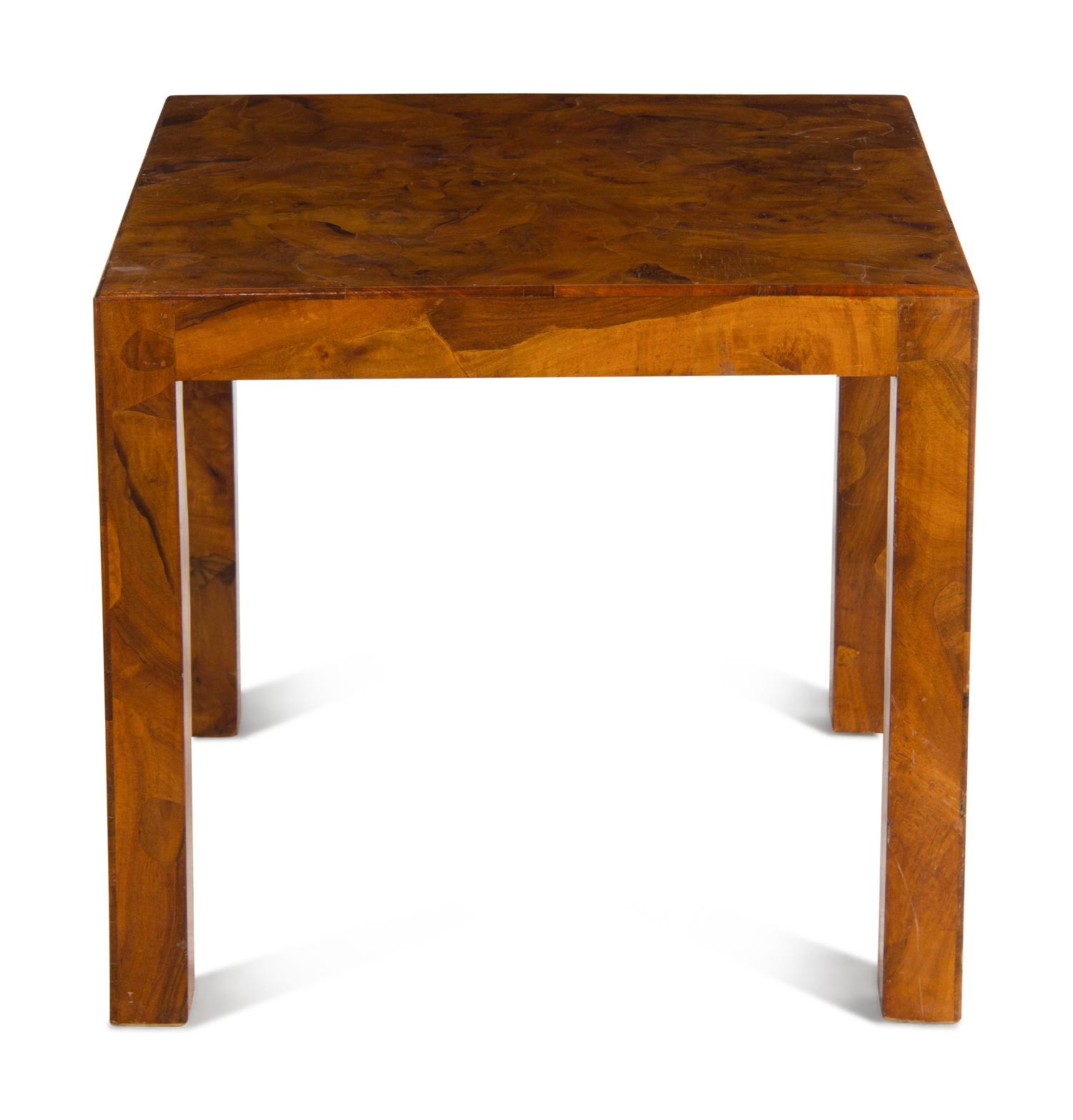 An Italian Olivewood Side Table