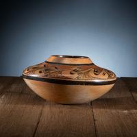 Pottery Jar, with Migration Pattern