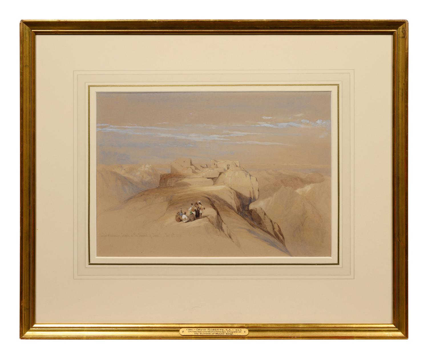 Christian and Mohammedan Chapels on the Summit of Mount Sinai [Gabal Musa]
