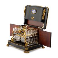 A French Gilt Bronze Mounted Rosewood Cave à Liqueur