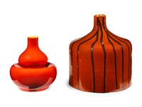Two Large Contemporary Ceramic Vases