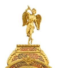 A Napoleon III Style Gilt Bronze and Boulle Marquetry Bracket Clock and Bracket — LATE 19TH CENTURY
