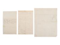 GREELEY, Horace (1811-1872). A group of 2 ALsS, comprising: