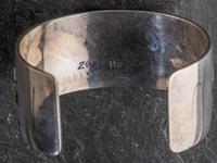 Group of Hopi Silver Overlay Cuff Bracelets