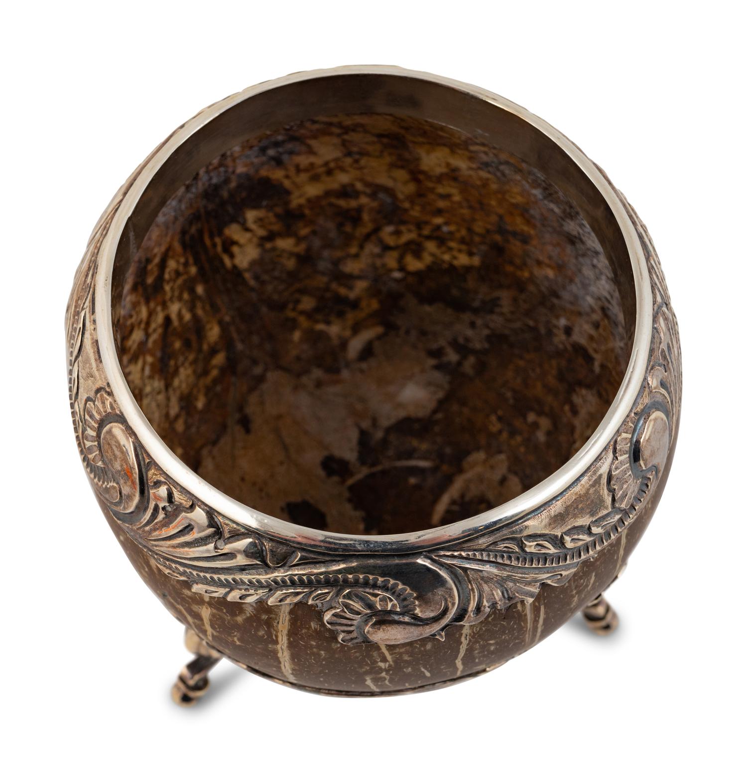 An Argentinian Silver Mounted Coconut Cup — 19TH CENTURY