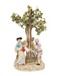 A Meissen Porcelain Figural Group