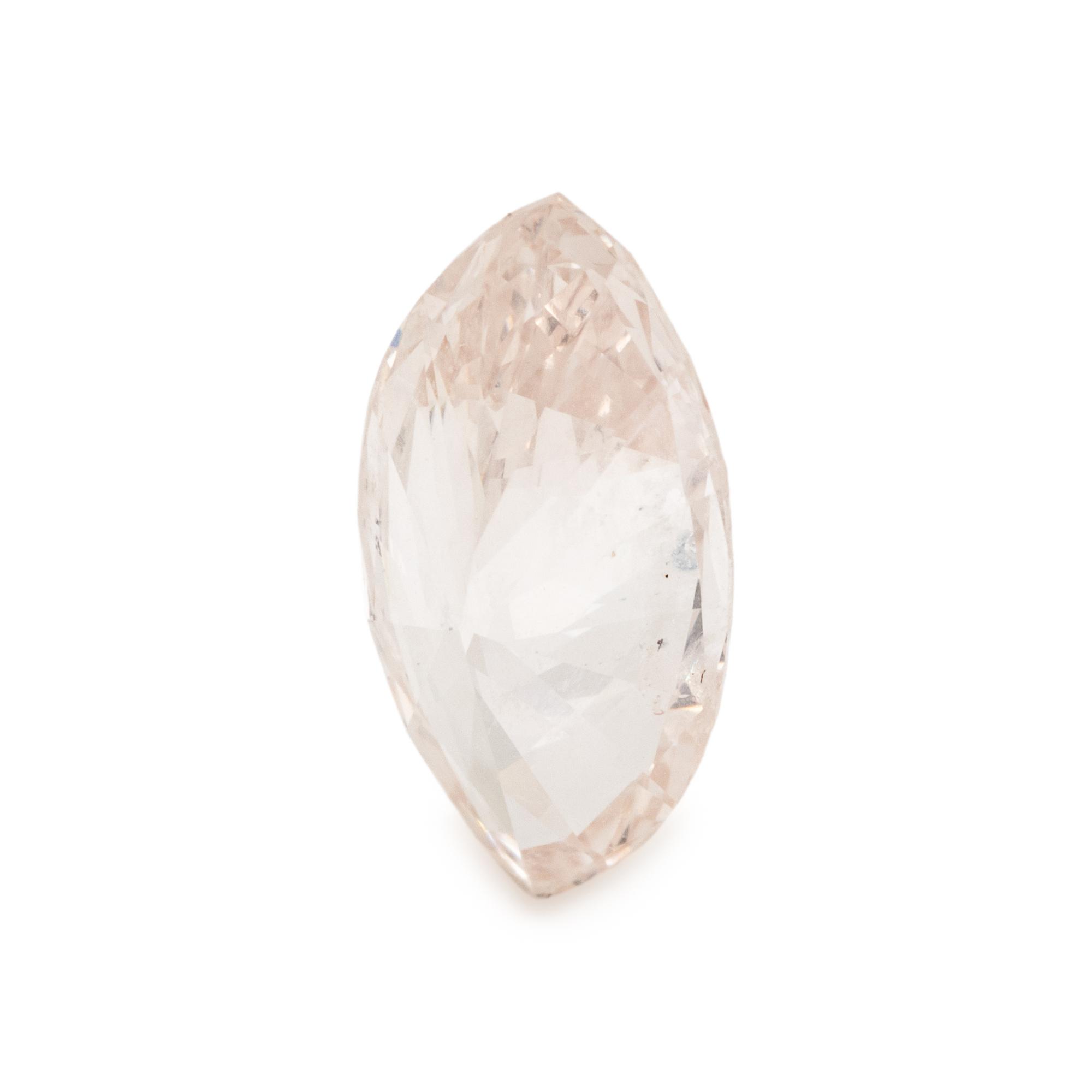 0.93 CARAT MARQUISE CUT LIGHT PINKISH BROWN DIAMOND