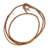 An Argentinian Bull Hide Braided Lead Length 10 feet 9 inches