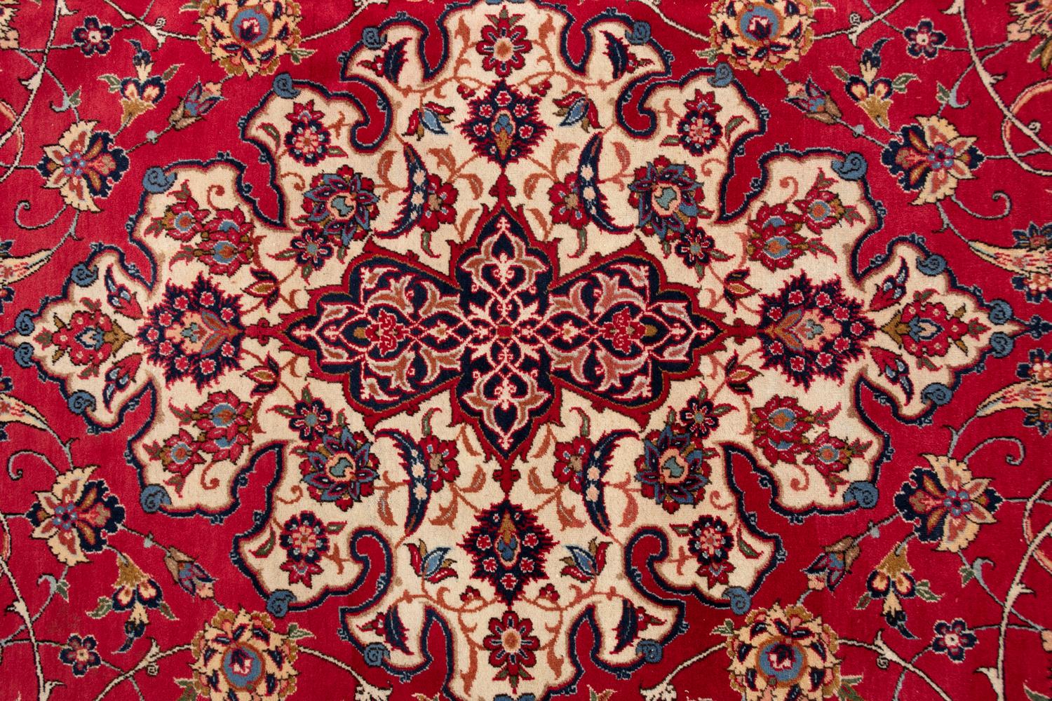 A Kashan Wool Rug