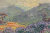 Purple and Gold Hills
