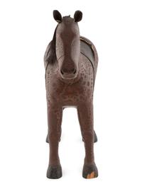 A Folk Art Carved and Painted Wooden Horse