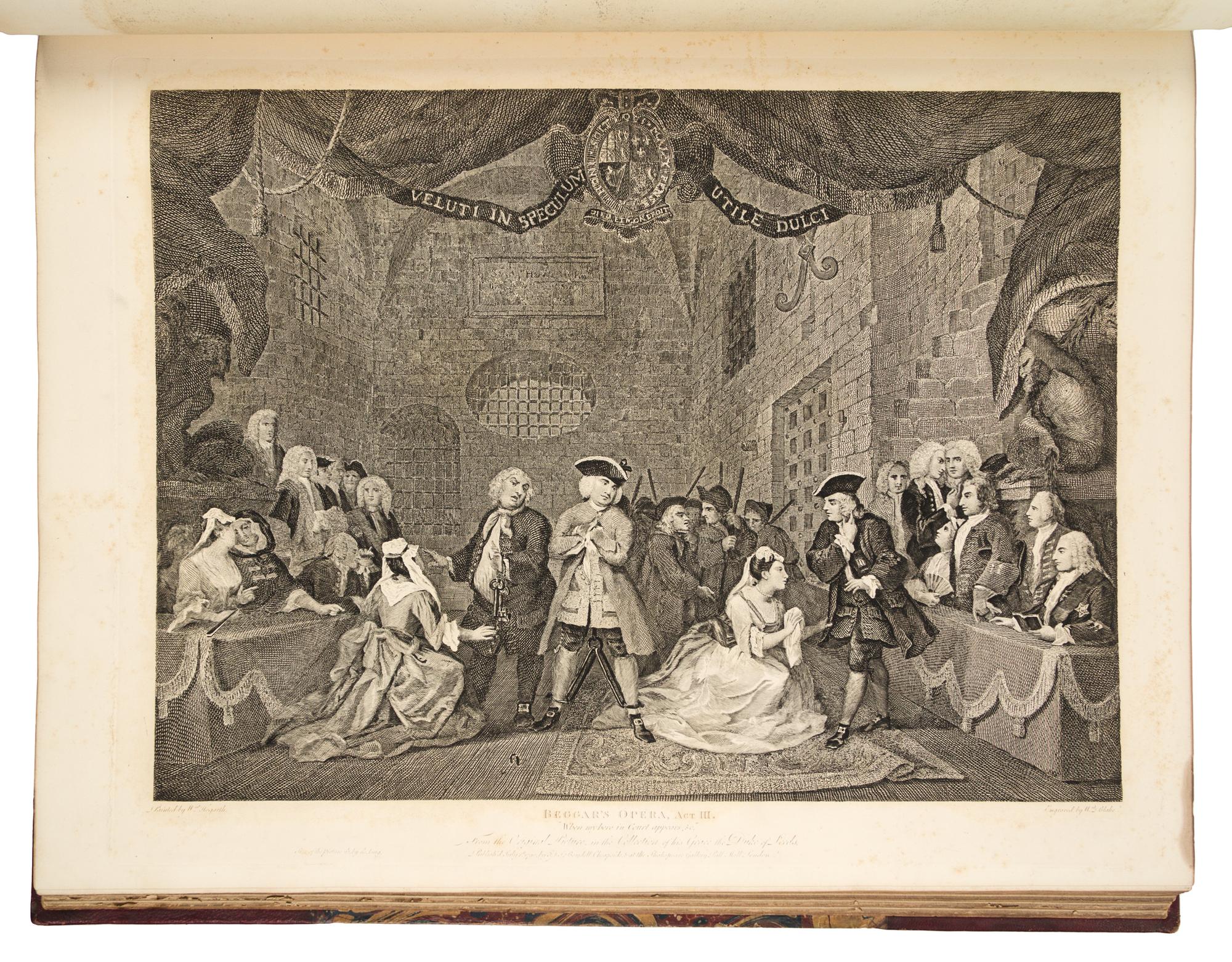 HOGARTH, William (1697-1764) The Works of William Hogarth. London: for Baldwin and Craddock, [ca 1822].