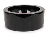 A Lalique Opaque Black Glass Bowl