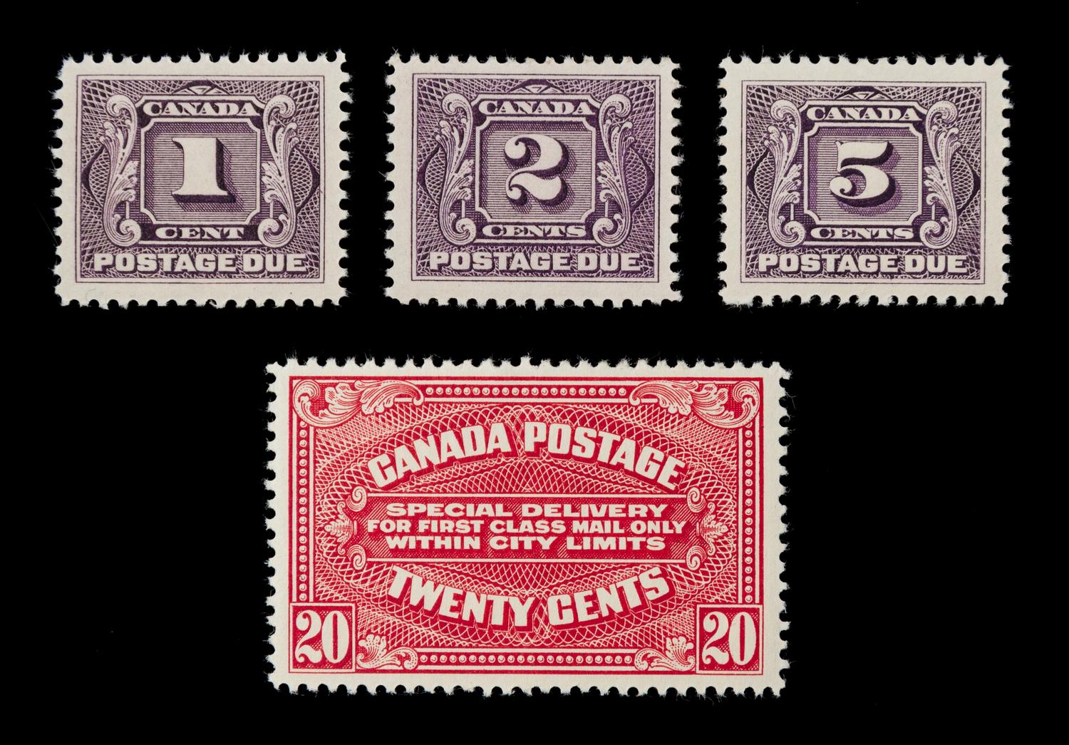 A Collection of Canada and Newfoundland Stamps