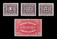 A Collection of Canada and Newfoundland Stamps