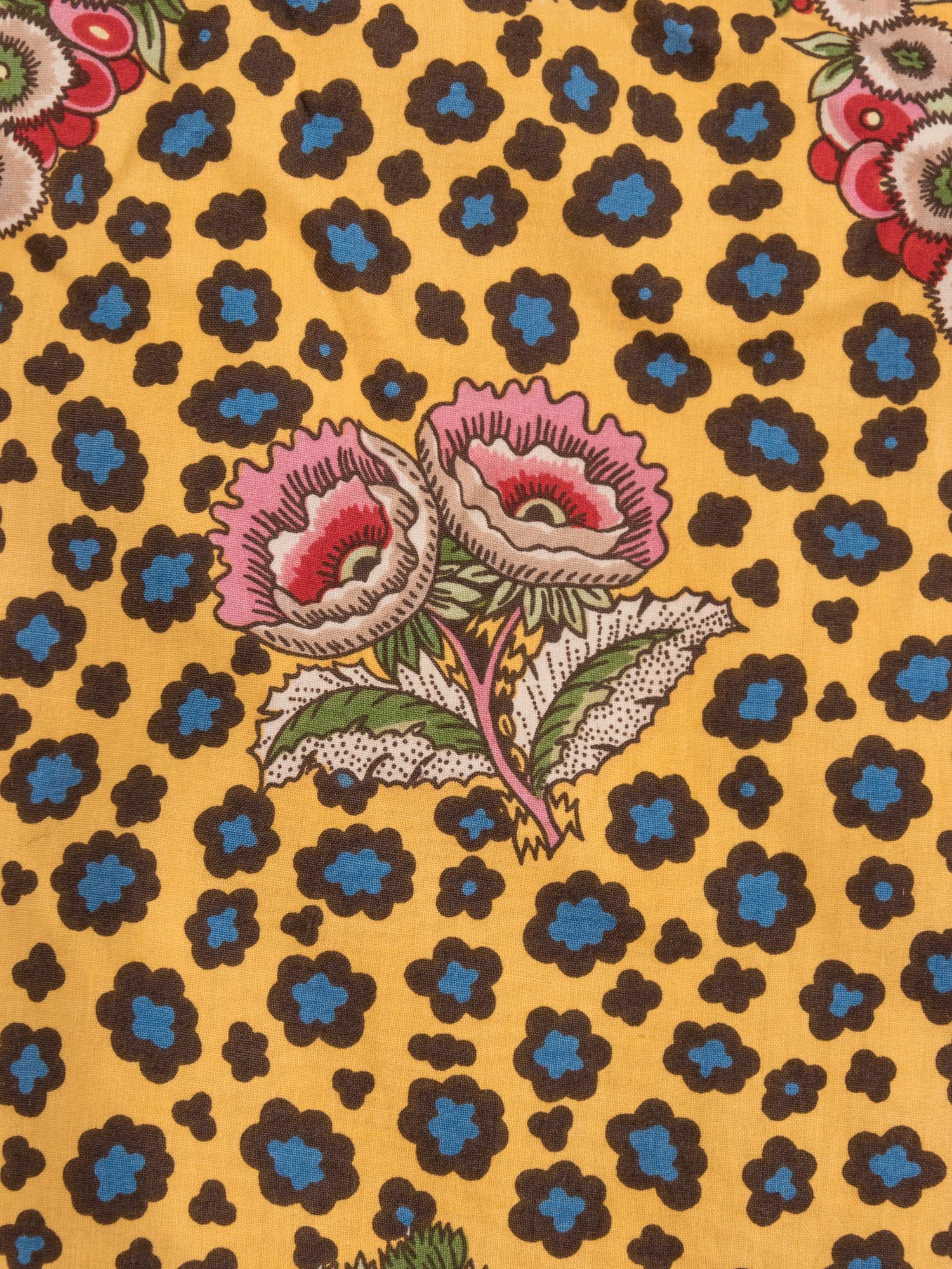 A Set of Cotton Drapery Panels