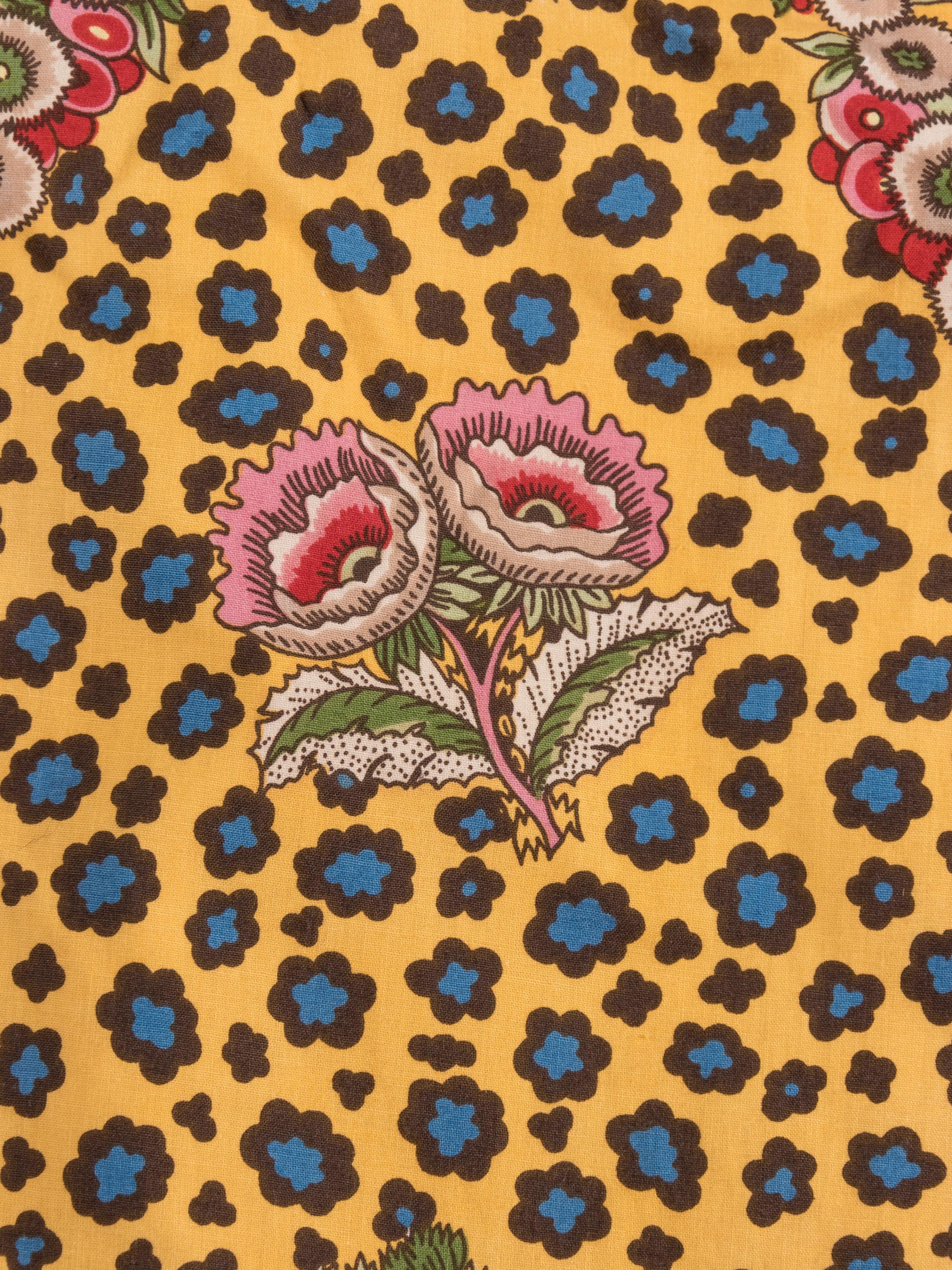 A Set of Cotton Drapery Panels