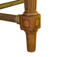 An Oak and Brass Table from the Bank of France 118" W x 59" D x 32" H — France, 20th Century