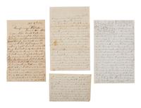 [CIVIL WAR]. Famed 20th Maine archive incl. letters and partial diary featuring Gettysburg content.