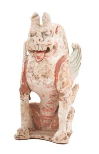 A Foo Dog Height 11 1/2 inches.