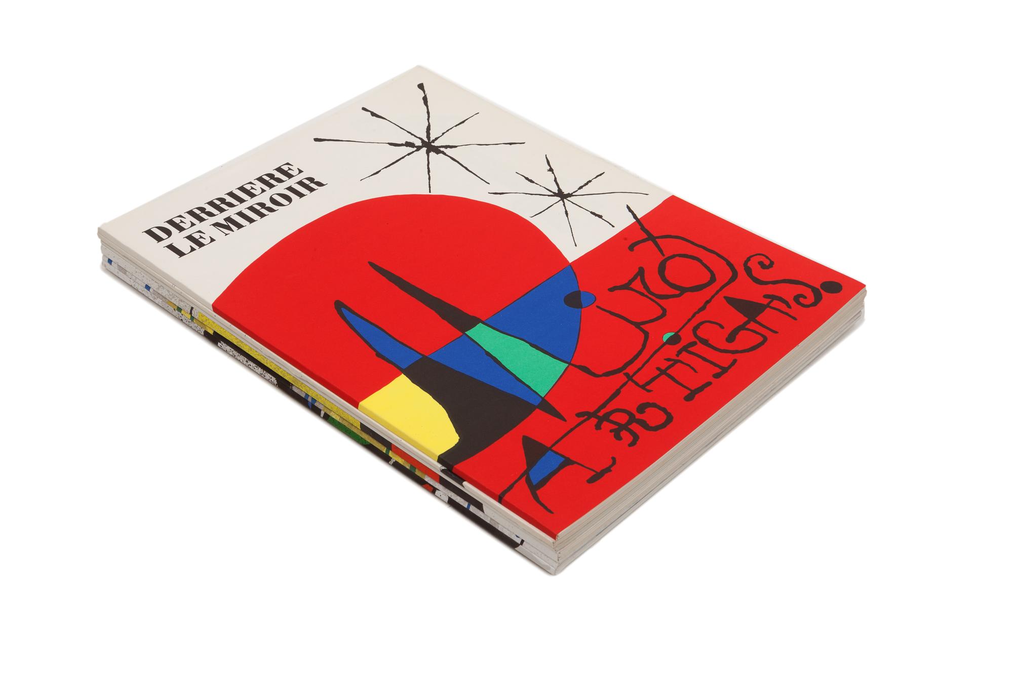 [ARTIST'S BOOKS] --[DERRIÈRE LE MIROIR - MIRO]. A group of 6 Joan Miro issues, comprising: