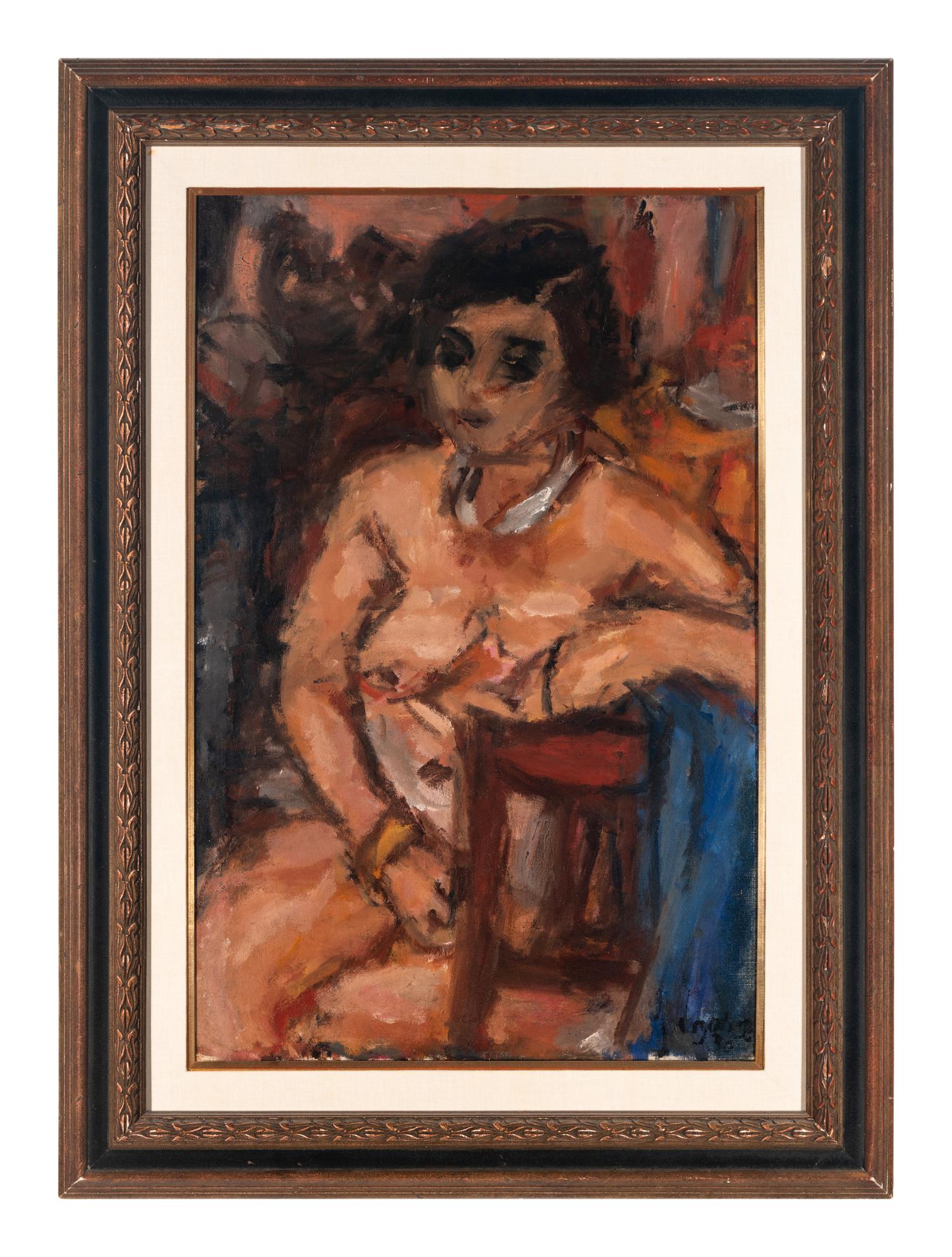 Nu assis , c. 1926