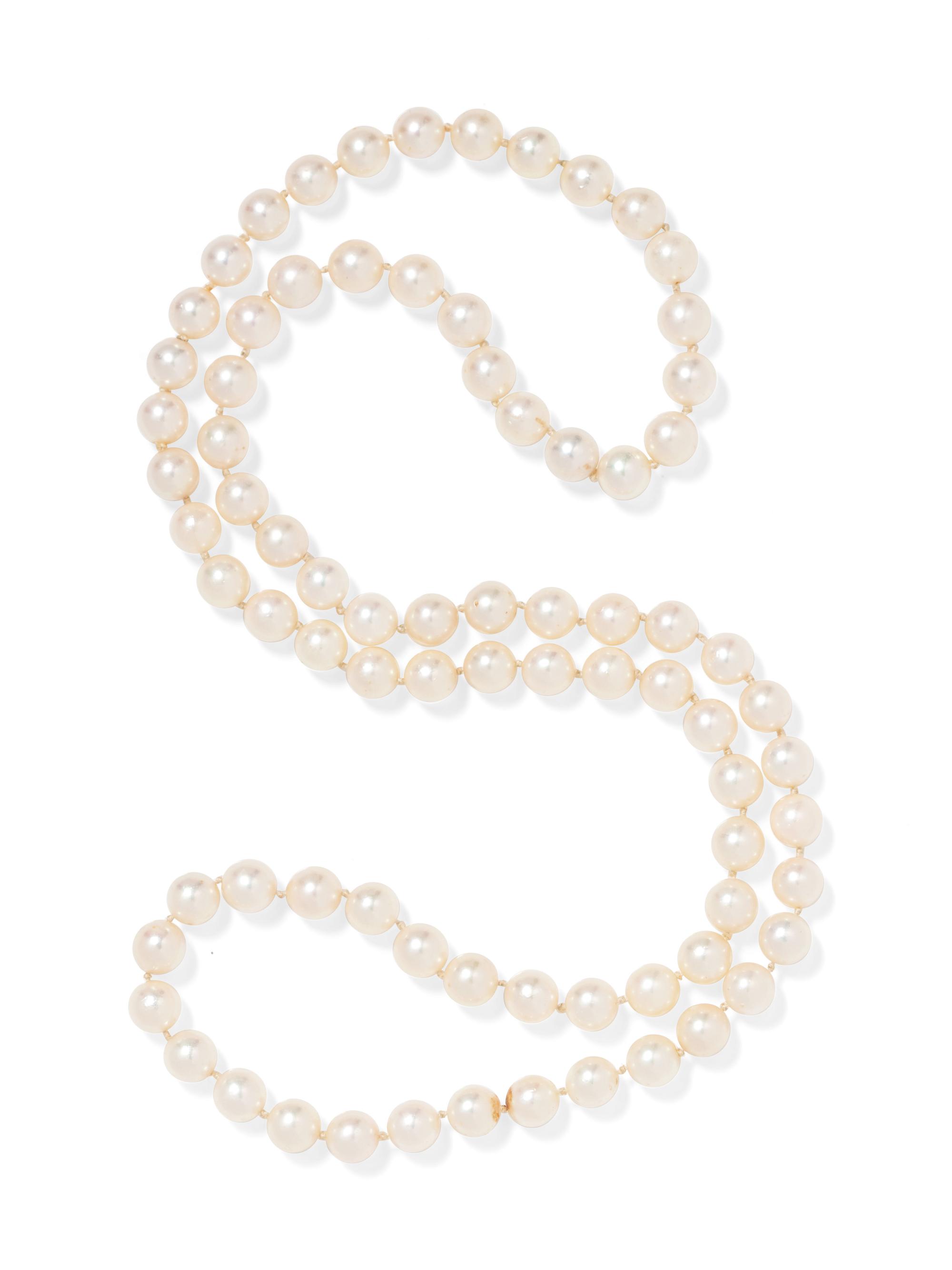 A Cultured Pearl Necklace,