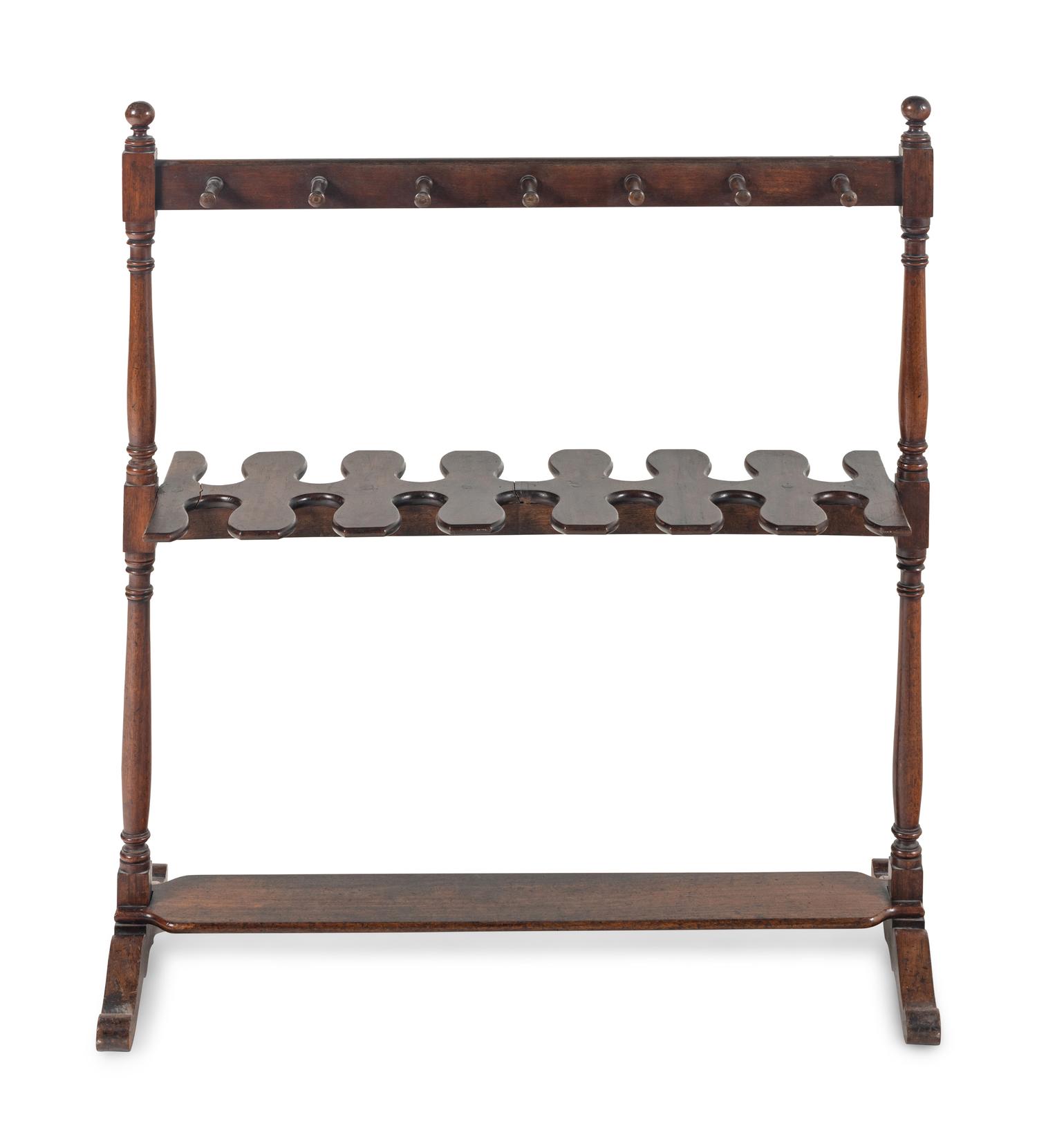 An English Walnut Boot Rack