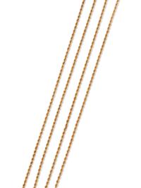 COLLECTION OF YELLOW GOLD CHAIN NECKLACES