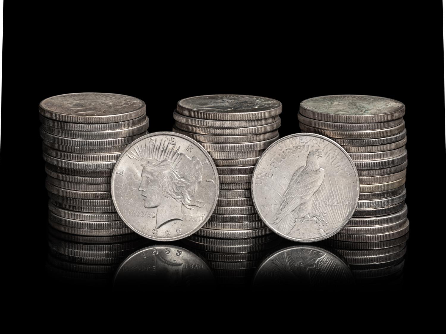 Fifty Peace $1 Coins