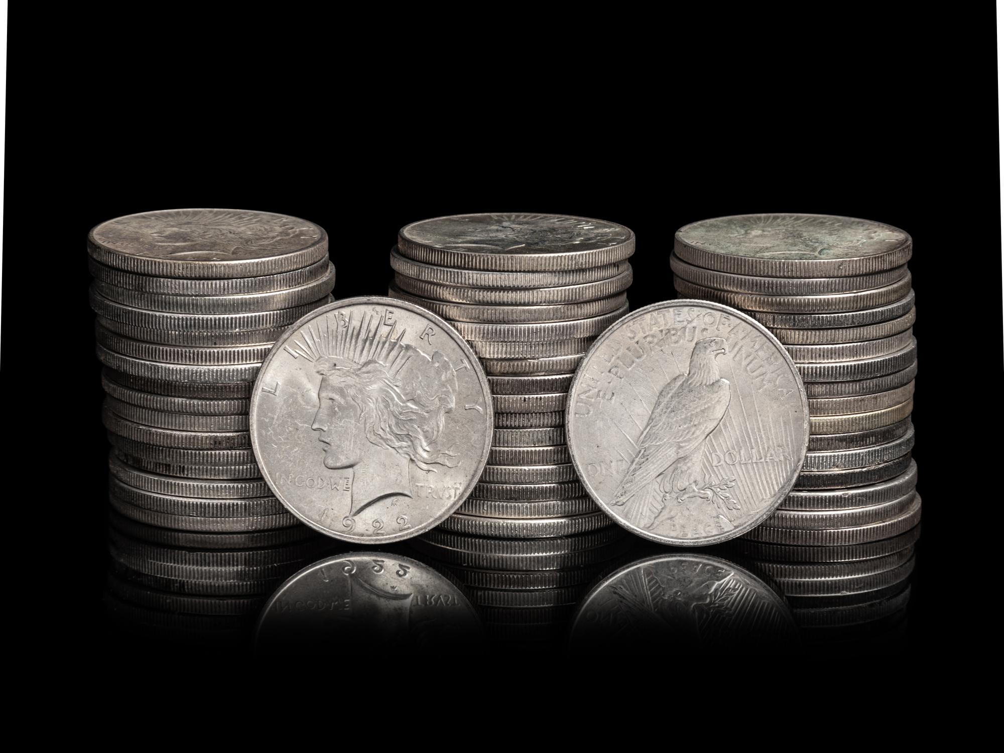 Fifty Peace $1 Coins