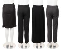 Four Chanel Bottom Separates: Two Pants and Two Skirts, 1990-2010s