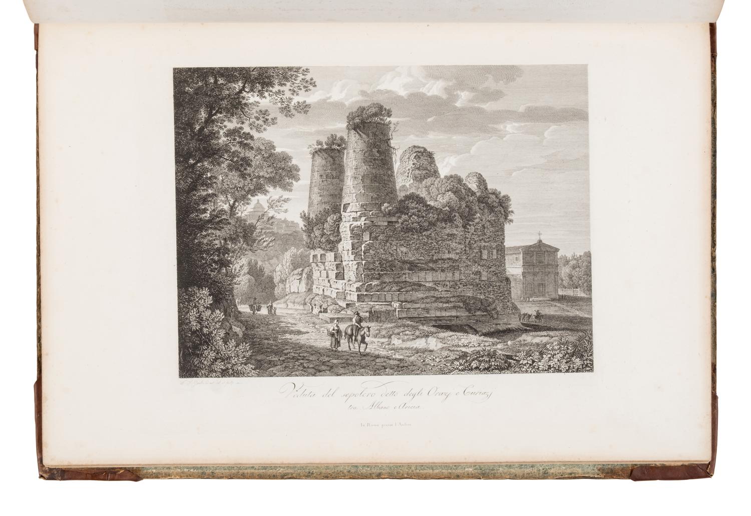 [Prints] Gmelin, Wilhelm Friedrich. ( Dissertazioni di Tivoli e di Albano in dodici Tavole )