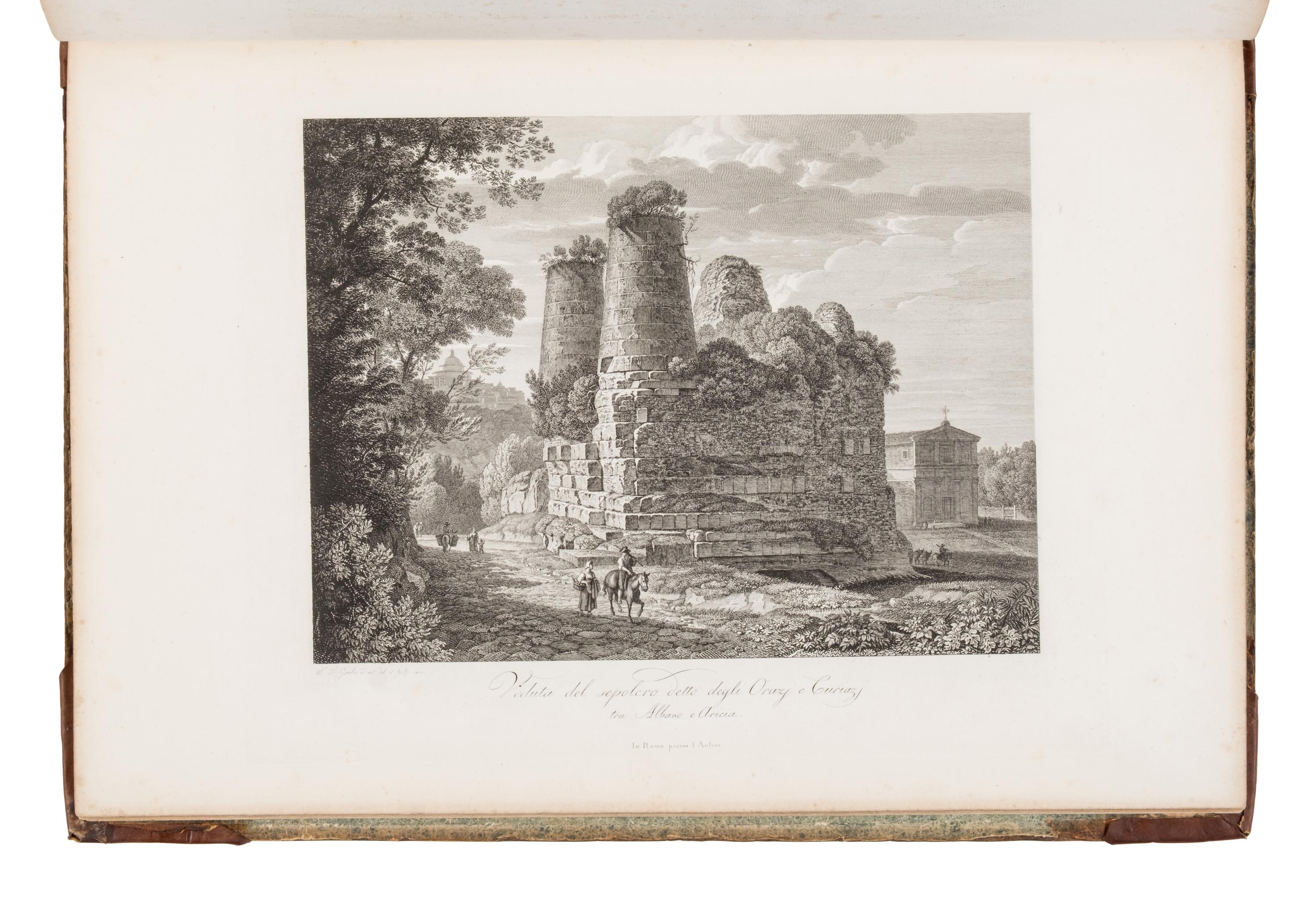 [Prints] Gmelin, Wilhelm Friedrich. ( Dissertazioni di Tivoli e di Albano in dodici Tavole )