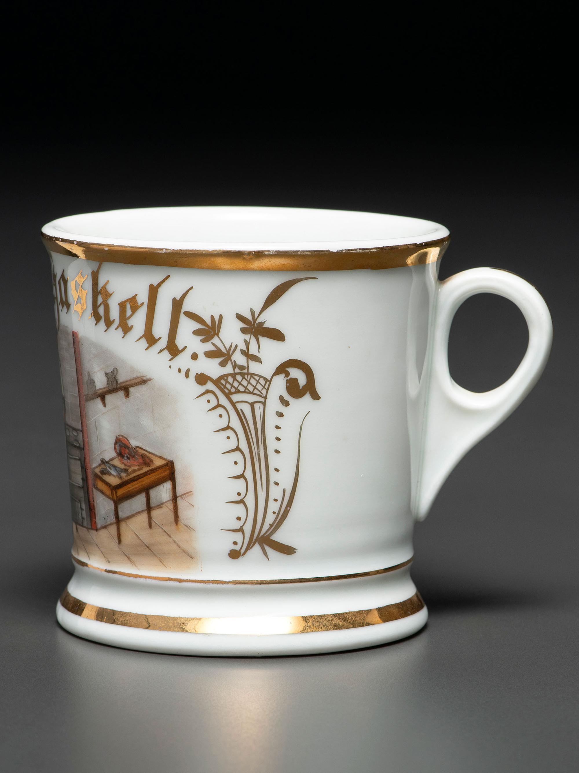 A Chef's Porcelain Occupational Shaving Mug
