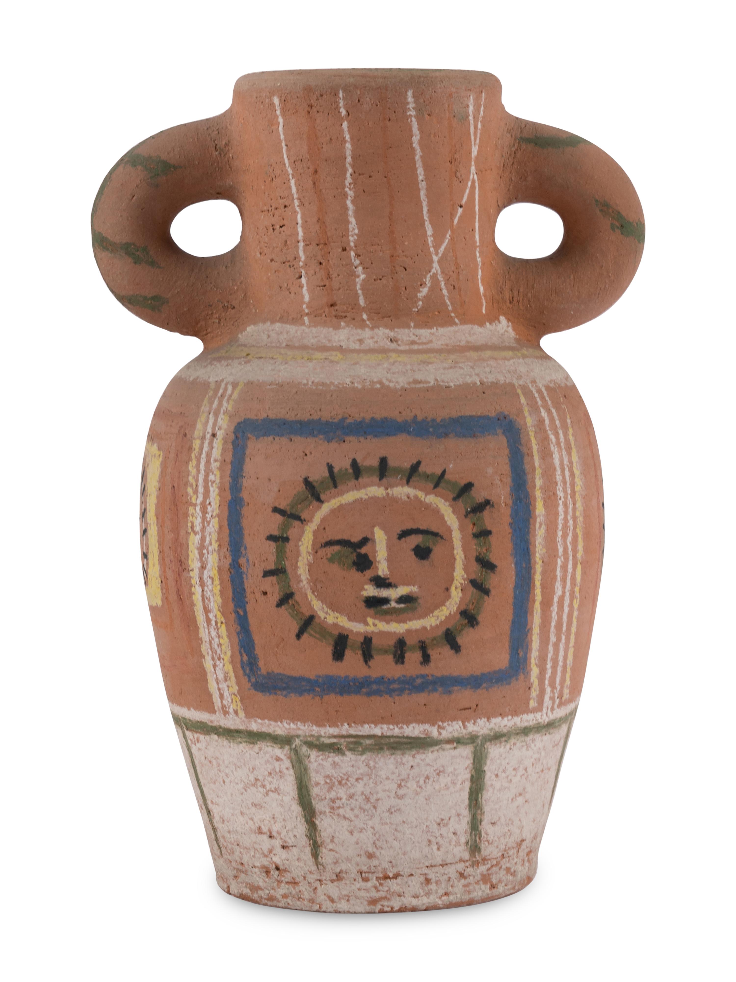 Vase au décor pastel (A.R. 190), 1953