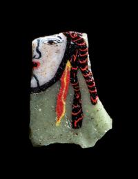 An Romano-Egyptian Mosaic Glass Inlay Fragment