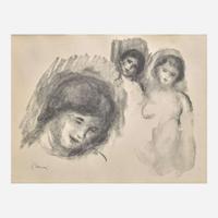 Pierre-Auguste Renoir (French, 1841-1919) La Pierre aux Trois Croquis