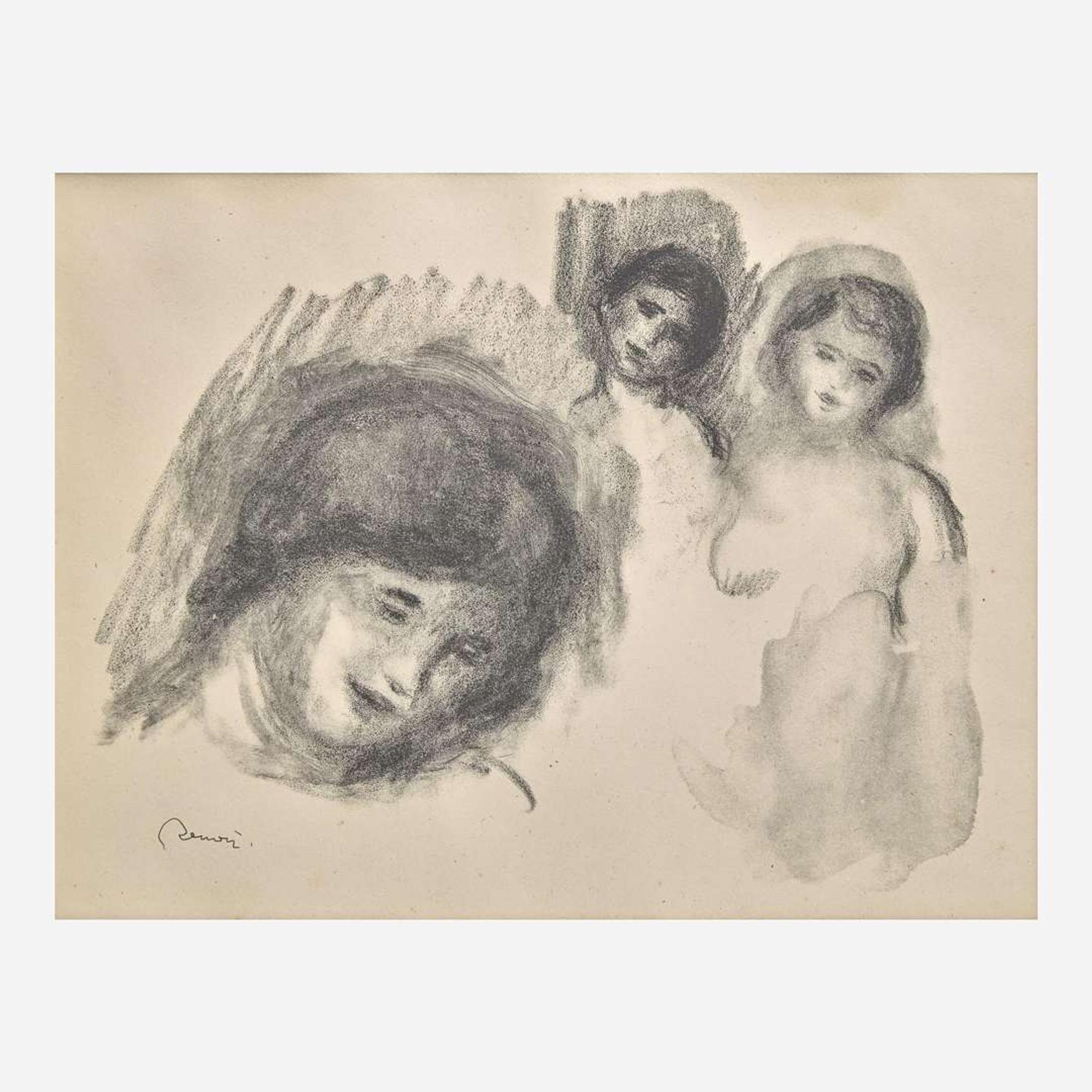 Pierre-Auguste Renoir (French, 1841-1919) La Pierre aux Trois Croquis