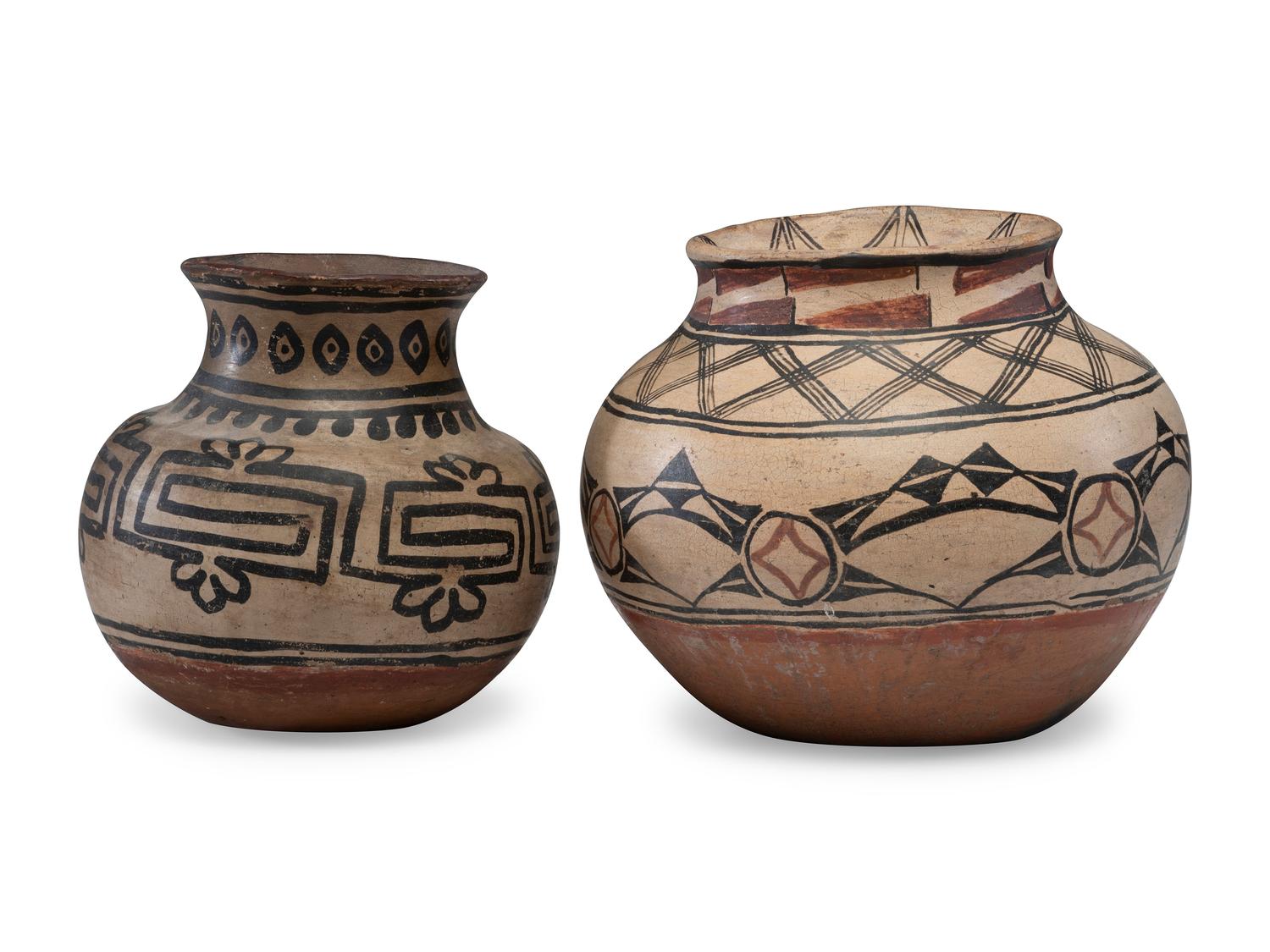 Tesuque Pottery Jars