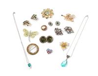 An Assortment of Costume Jewelry,