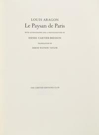 [LIMITED EDITIONS CLUB]. ARAGON, Louis (1897-1982). Le Paysan de Paris. New York: The Limited Editions Club, [1994].