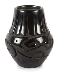 Blackware Pottery Jar