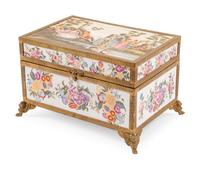 A Sèvres Style Gilt Bronze Mounted Porcelain Box