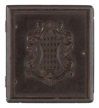 [CIVIL WAR]. Likely pre-war sixth plate daguerreotype portrait of a young girl wearing a kepi.