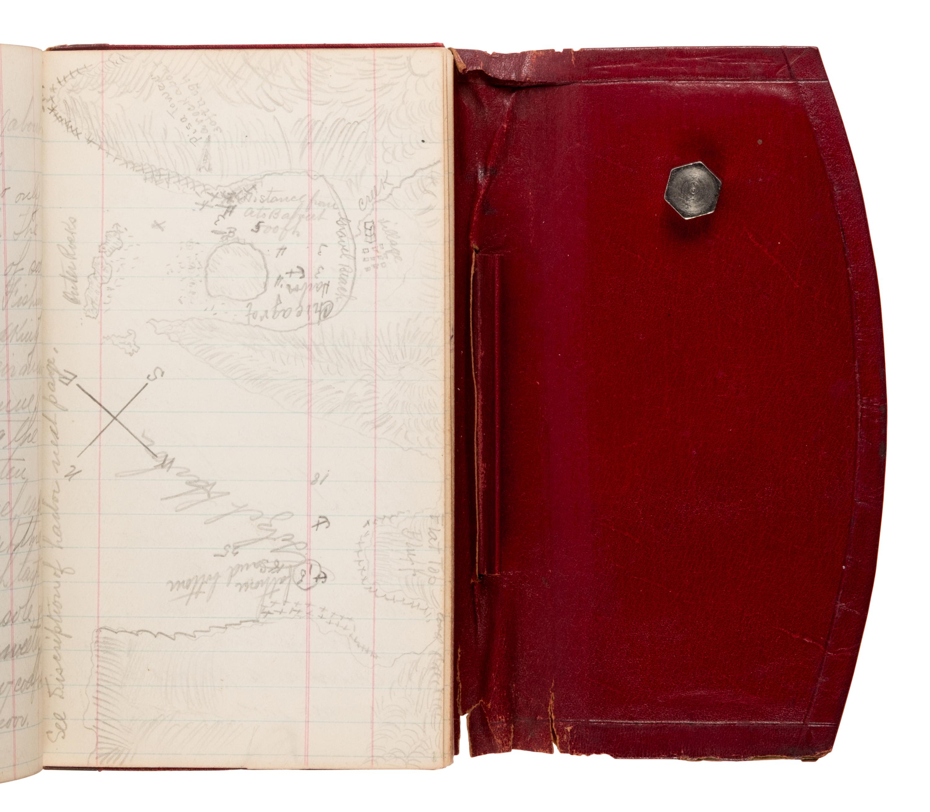 [Alaska - Nome Gold Rush]. Scott, G.M. Diary of the Lizzie Colby schooner. Ca. 1907-1908.