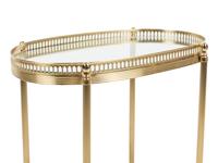 Am Empire Style Gilt Metal Side Table