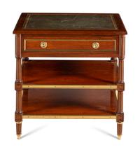A Louis XVI Style Two-Tier Side Table